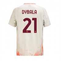 Camisa de Futebol AS Roma Paulo Dybala #21 Equipamento Secundário 2024-25 Manga Curta